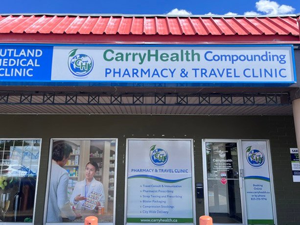 CarryHealth Compounding Pharmacy & Travel Clinic Outside View